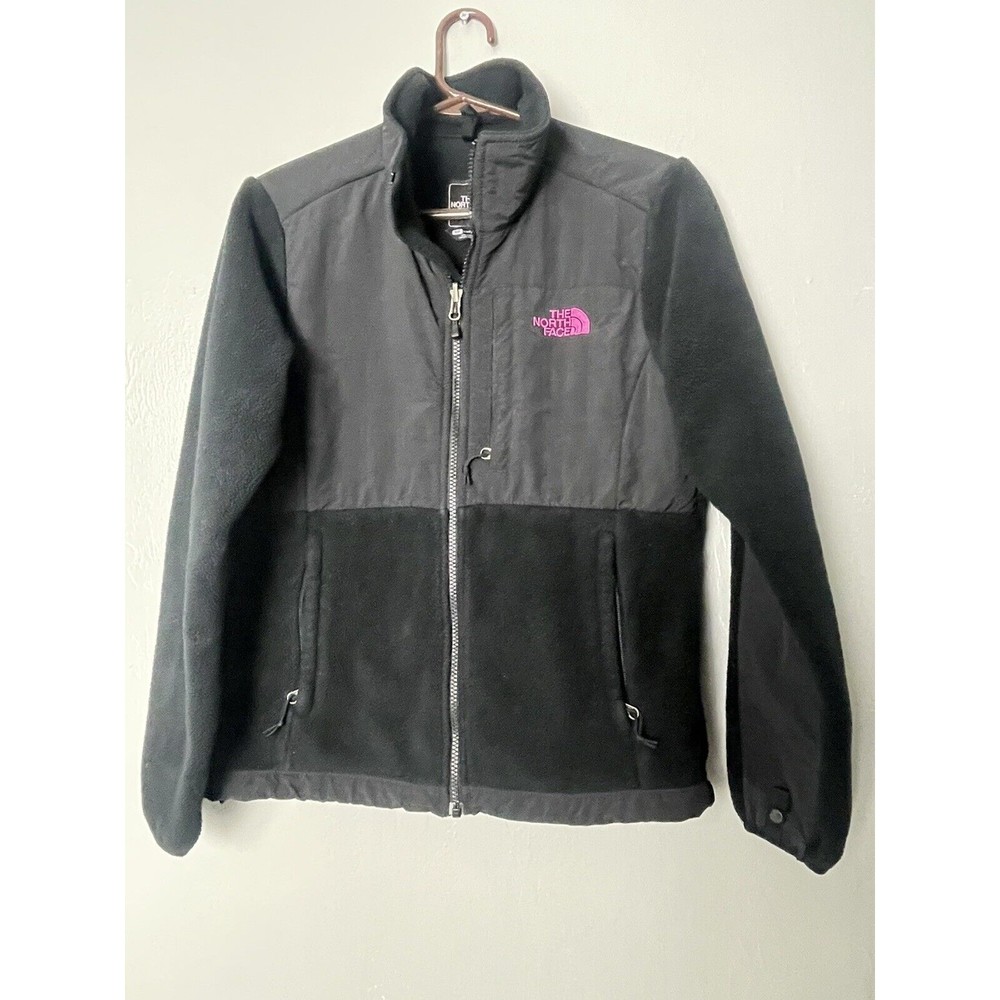 The North Face Womens Jacket Large Full Zip Denali Polartec Fleece Black…